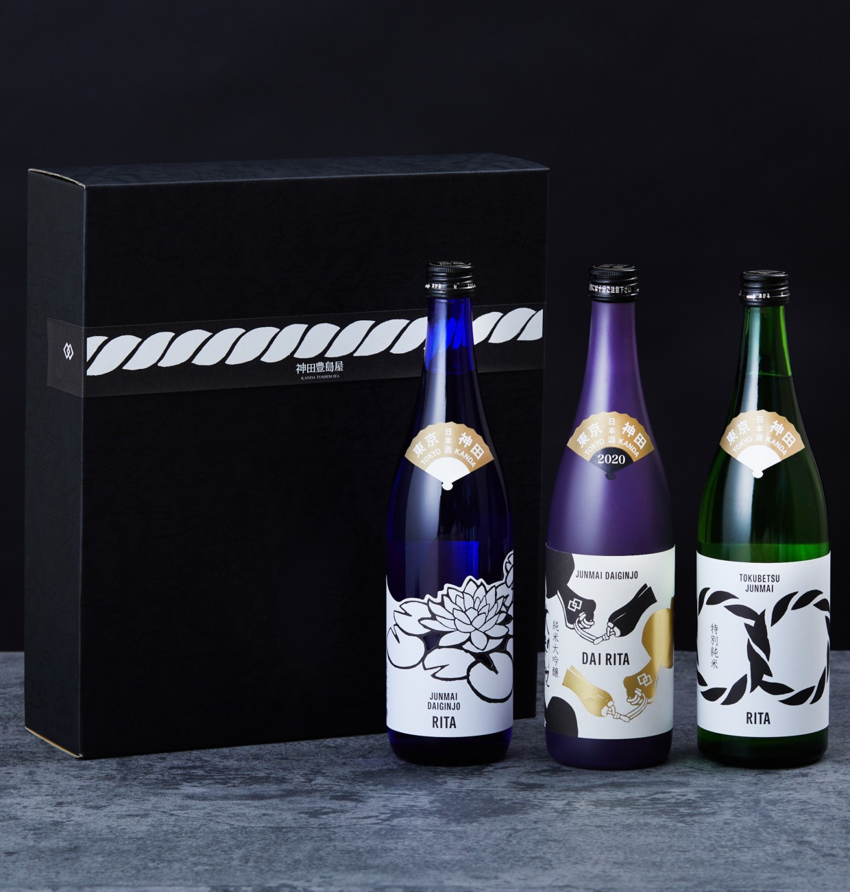 【地域限定販売】彩セット（純米大吟醸大利他・純米大吟醸利他・特別純米 利他）箱・袋付き